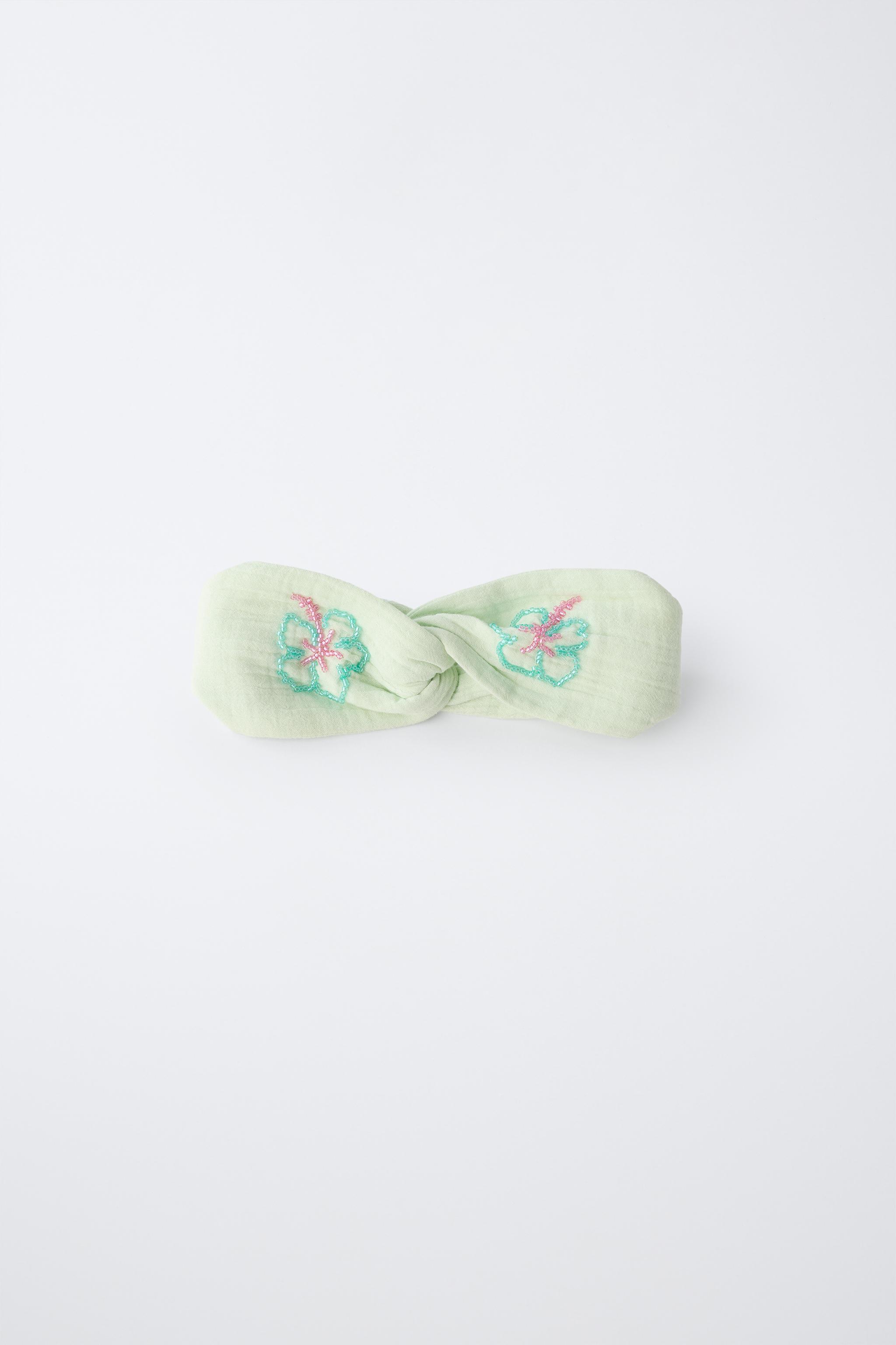 HIBISCUS BEADED HEADBAND